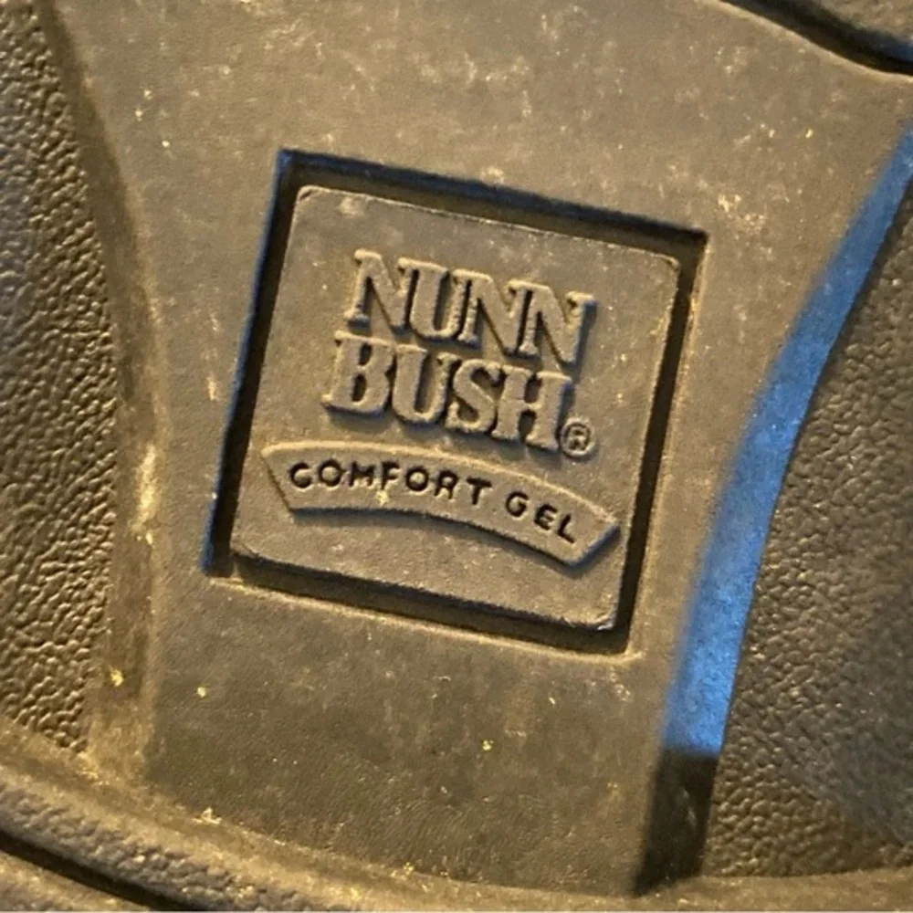Nunn Bush Shoes Mens Size 10.5M Genuine Leather Lace Up Dress‎ Oxfords Black